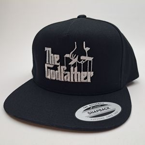 The Godfather Flat Bill Trucker Snapback Black